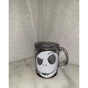 Nightmare Before Christmas Jack Skellington Clear Glass